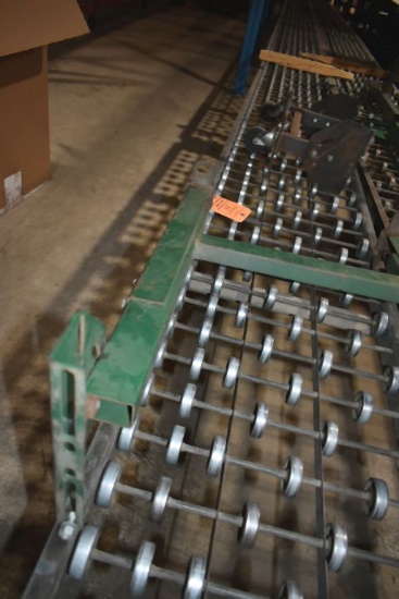 (4) 10' SECTIONS OF RAPID WHEEL CONVEYOR SYSTEM WITH