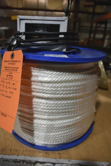 SPOOL WITH 1,000' OF #10 5/16" POLY ROPE AND