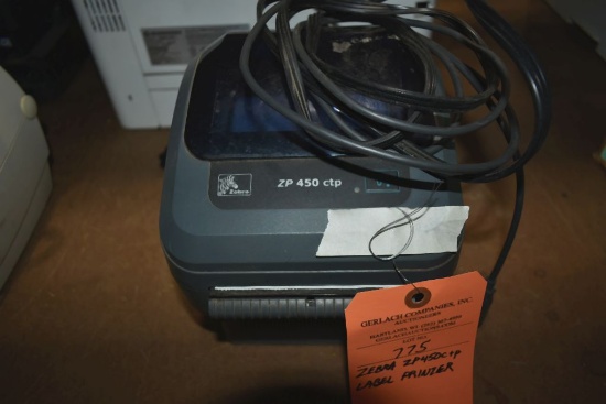 ZEBRA ZP450C+P LABEL PRINTER