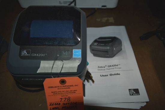 ZEBRA GX420d LABEL PRINTER