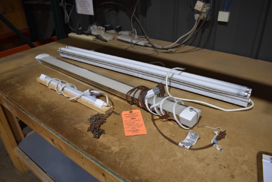 45" LED SUSPENDED WORK LIGHT WITH EXTENSION CORD AND