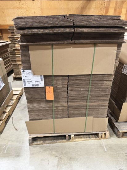 PALLET WITH BOXES - THE ROYAL GROUP, 18" x 18" x 21"