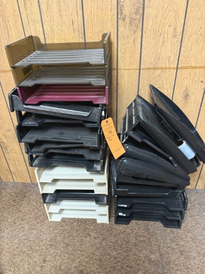 PLASTIC FILE TRAYS