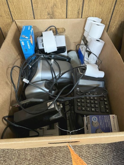 BOX WITH ELETRIC CALCULATORS, ELECTRIC PENCIL