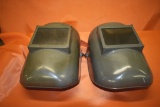 (2) WELDING HELMETS