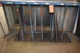 METAL/WOOD BLUE FLAT STOCK ORGANIZER, 41