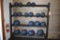 4 tier heavy Steel rack. 29-in x 77-in x 72-in t