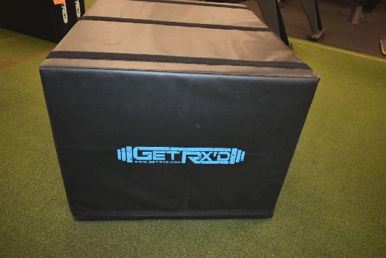 Get Rx'd 24 inch foam stack cube. 36-in x 30 in x 24 inch high. nylon handles. Velcro strips.