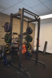 Get Rx'd Squat / Bench Press Cage. front frame 2 - place J-cups.