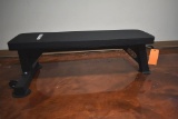 Get Rx'd 48-in Padded Bench. steel frame with wheel kit. 48-in x 13 inch x 16 - 1/2 in high