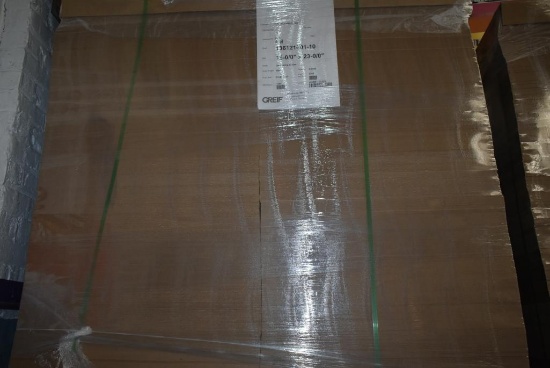 PALLET OF 16" x 23" LAMINATING GRADE CHIP BOARD (CARDBOARD), BROWN, 2,200 PIECES