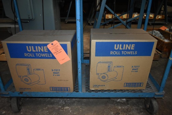 (2) BOXES OF ULINE ROLL TOWELS