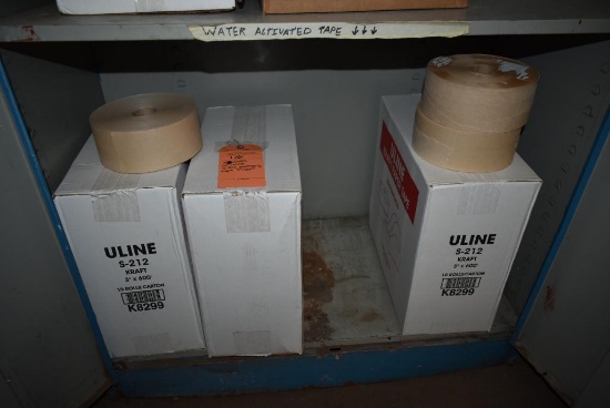 (3) CASES OF ULINE S-212 PACKAGING TAPE, 3" x 600'
