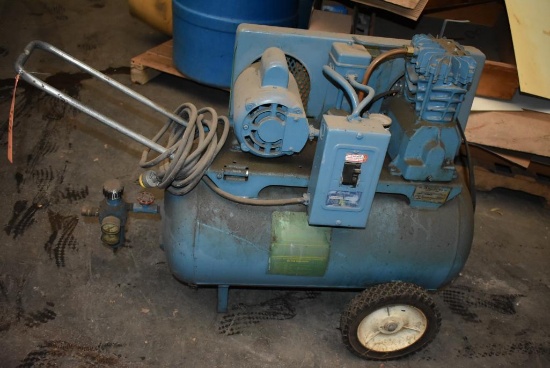 DAYTON ELECTRIC MFG. CO. AIR COMPRESSOR ON WHEELS, MODEL 3Z406