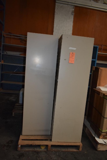 (2) FIVE DRAWER HORIZONTAL FILE CABINETS, 67"H x 36"W x 19"D