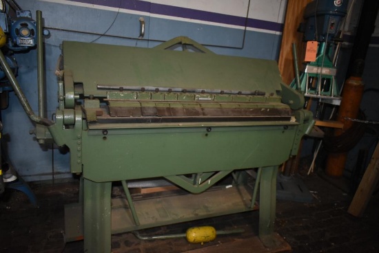 CHICAGO 48" FINGER BRAKE, MODEL W-31, S/N: 115011
