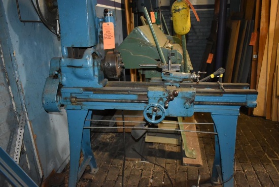 METAL LATHE, 6" THREE JAW CHUCK, TOOL POST, S/N: LP1419