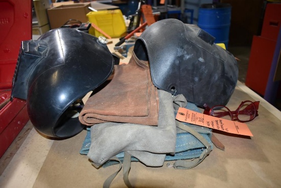 WELDING PROTECTION; FACE SHIELDS, APRONS, ETC.
