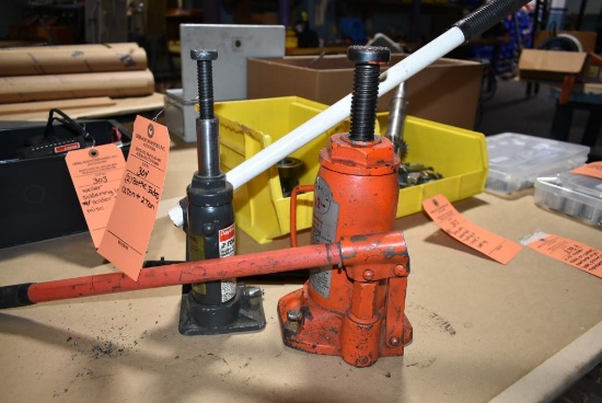 (2) BOTTLE JACKS, 12 TON AND 2 TON