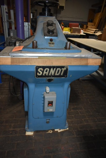 ATLAS/SANDT CLICKER PRESS, MODEL ST-139, S/N: 47724, TWO BUTTON SAFETY SWITCH