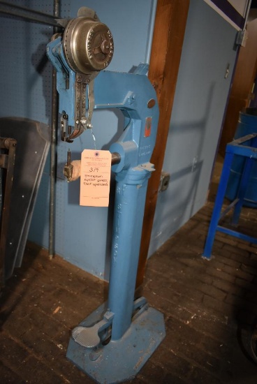 STIMPSON EYELET PRESS, FOOT OPERATED