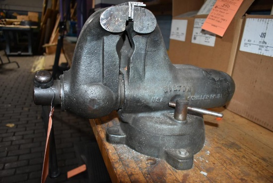 HEAVY DUTY WILTON 5" SWIVEL BENCH VISE