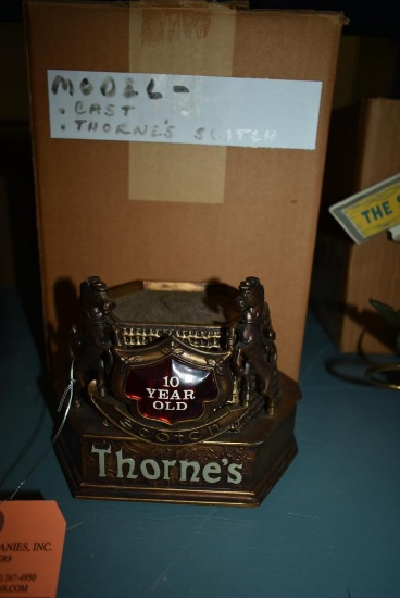 CAST FOR THORNIES SCOTCH DISPLAY WITH BOX