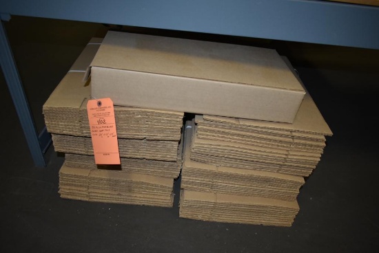 70 PLUS FLATTENED BOXES THAT FOLD INTO 20"L x 10"W x 4" DEEP