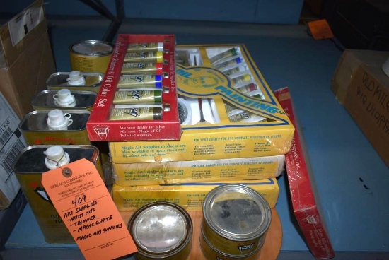 ART SUPPLIES; ARTIST KITS, THINNER, MAGIC WHITE, MAGIC ART SUPPLIES
