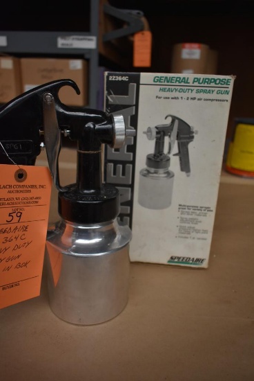 SPEEDAIRE 2Z365C HEAVY DUTY SPRAY GUN, NEW IN BOX