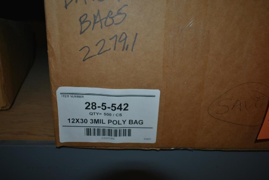250 PLUS 12" x 30" POLY BAGS