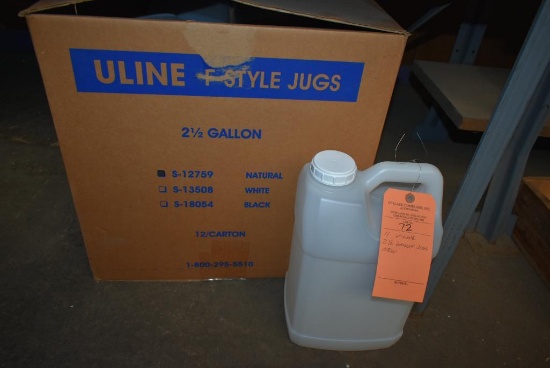 (11) U-LINE 2 1/2 GALLON JUGS, NEW - EMPTY