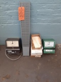 (2) TIME CLOCKS, CARDS, RACK
