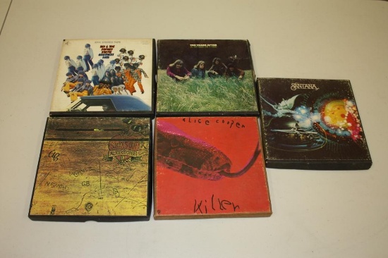 VARIOUS PRERECORDED ROCK AND ROLL REEL TO REEL TAPES