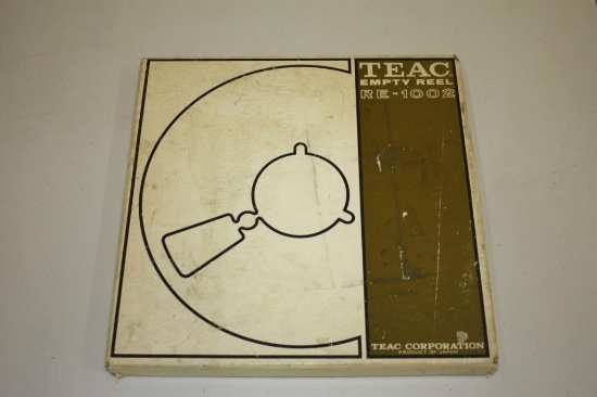 EMPTY TEAC RE-1002 10" REEL WITH BOX