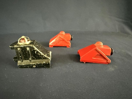 LIONEL BUMPERS; (2) NO. 260 BUMPERS AND (1) NO. 025 BUMPER,