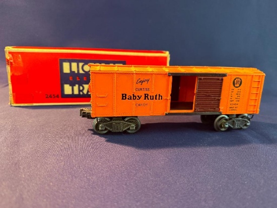 LIONEL BOX CAR, NO. 2454 , "BABY RUTH CANDY"
