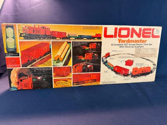 LIONEL YARDMASTER 027 CAUGE ELECTRIC TRAIN SET, NOT COMPLETE-MISSING TRANSFORMER,