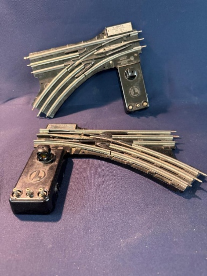 LOT OF (2) LIONEL NO. 022 "O" GAUGE SWITCHES