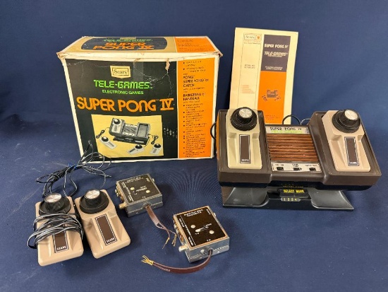 SEARS TELE-GAMES, ELECTRONIC GAMES, SUPER PONG IV