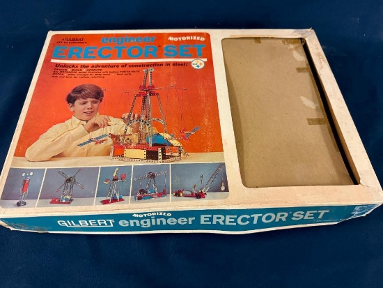 VINTAGE GILBERT ENGINEER MOTORIZED EREXCTOR SET, MODEL 8103