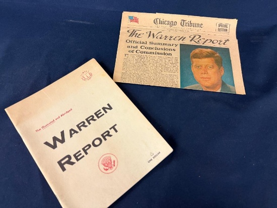 LOT OF JOHN F. KENNEDY ASSASSINATION NEWSPAPERS, 1963-MILWAUKEE JOURNAL AND CHICAGO TRIBUNE