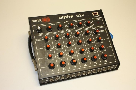 RARE Vintage Sunn Alpha Six PA-Mixer