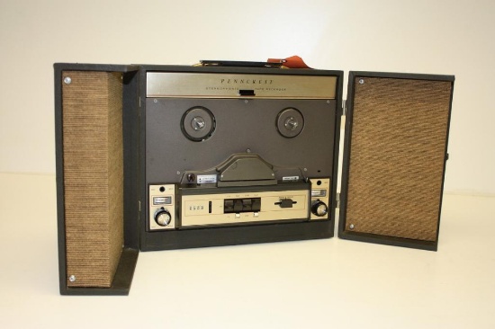 Vintage 7" Penncrest Stereo Reel-to-reel 6232 Tape Recorder