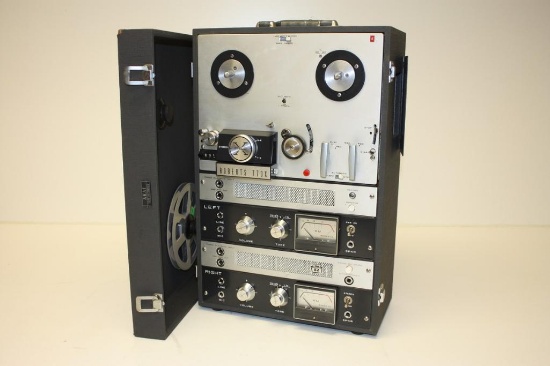 Vintage Roberts 770X Suitcase 7" Reel-to-reel Tape Player