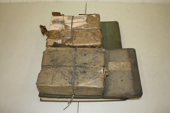 Early 1900's Filer & Stowell Co. Books and Stacks of Checks, Historic!