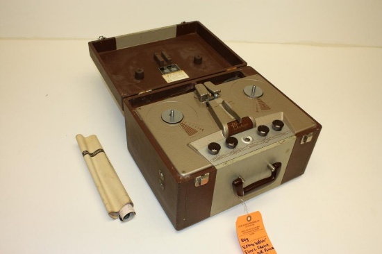 VINTAGE WEBSTER ELECTRIC EKOTAPE, MODEL 108, PORTABLE REEL TO REEL