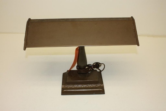 ANTIQUE ART DECO FLUORESCENT DESK LAMP