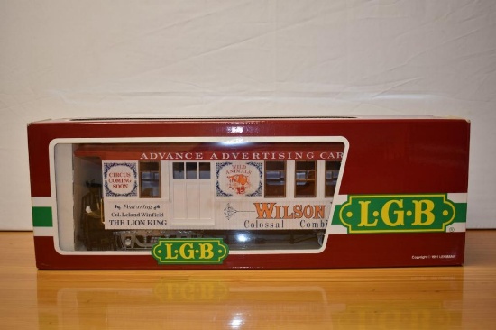 (2) Lehmann LGB G scale model train cars; 3181-DG and 4075 - DG
