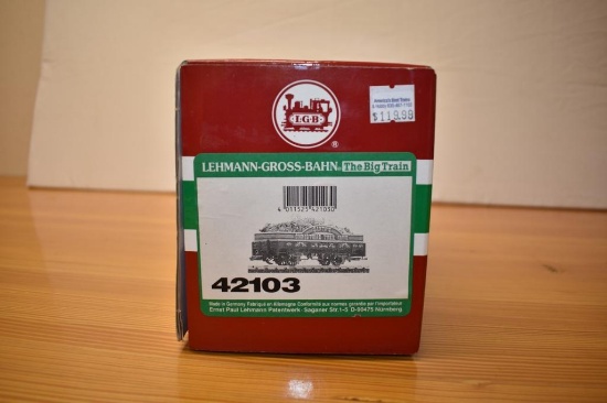 (2) Lehmann LGB G scale model train cars;